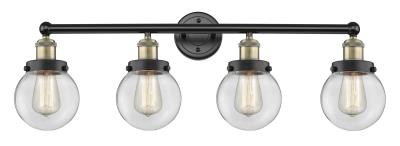 Innovations Lighting 616-4W-BAB-G202-6 Edison Four Light Bath Vanity Bath Vanity Light Black Antique Brass