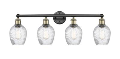 Innovations Lighting 616-4W-BAB-G292 Edison Four Light Bath Vanity Bath Vanity Light Black Antique Brass