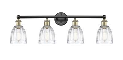 Innovations Lighting 616-4W-BAB-G442 Edison Four Light Bath Vanity Bath Vanity Light Black Antique Brass
