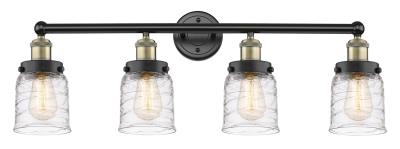 Innovations Lighting 616-4W-BAB-G513 Edison Four Light Bath Vanity Bath Vanity Light Black Antique Brass