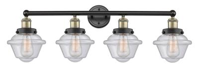 Innovations Lighting 616-4W-BAB-G534 Edison Four Light Bath Vanity Bath Vanity Light Black Antique Brass