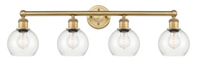 Innovations Lighting 616-4W-BB-G122-6 Edison Four Light Bath Vanity Bath Vanity Light Brushed Brass