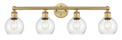 Innovations Lighting 616-4W-BB-G124-6 Edison Four Light Bath Vanity Bath Vanity Light Brushed Brass