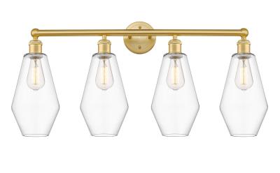 Innovations Lighting 616-4W-SG-G652-7 Downtown Urban Four Light Bath Vanity Bath Vanity Light Satin Gold