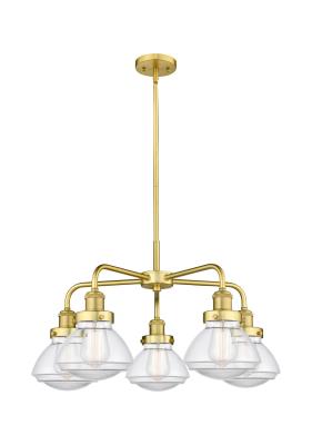 Innovations Lighting 916-5CR-SG-G322 Downtown Urban Five Light Chandelier Chandelier Satin Gold