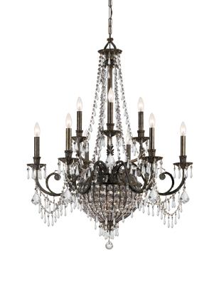 Crystorama - 5168-EB-CL-MWP - Vanderbilt - 12 Light Chandelier - English Bronze