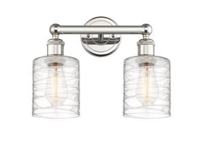 Innovations Lighting 616-2W-PN-G1113 Edison Two Light Bath Vanity Bath Vanity Light Polished Nickel