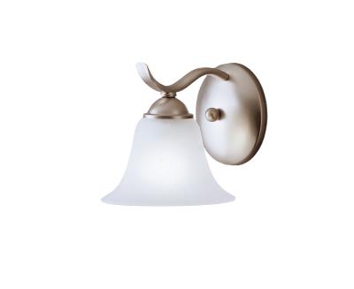 One Light Wall Sconce - Brushed Nickel