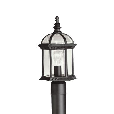 Kichler 9935bk From Barrie Black 680544 Kichler 9935bk Barrie One Light Outdoor Post Mount Black