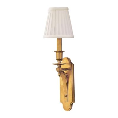 One Light Wall Sconce - Aged Brass