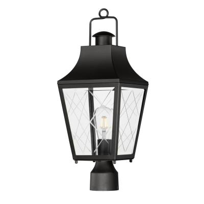 NOMA 7' Outdoor Lamp Post Triple Head All Weather Classic Decor Light, Black, 1 Piece - View #5