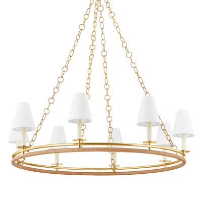 Hudson Valley Swanton Eight Light Chandelier