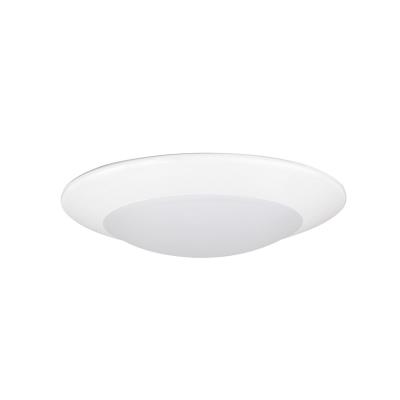 NORA NCSD-R6TWMPW Nora Lighting LED Flush Mount Matte Powder White 16.00W LED Bulbs Not Included 7.50IN L X 7.50IN W X 1.25IN H