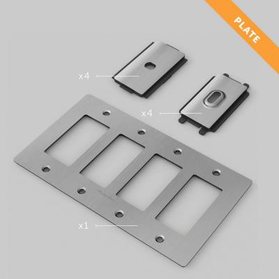 Buster + Punch - NPL-07307 - Wall Plate - Steel