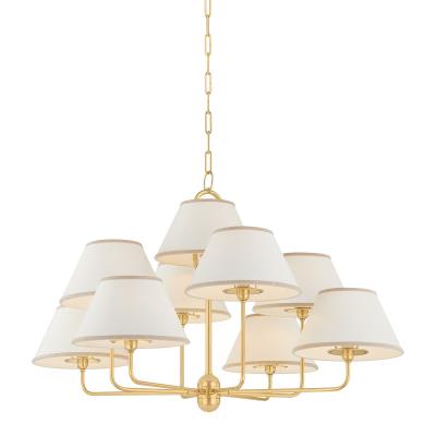 Hudson Valley Durland Nine Light Chandelier