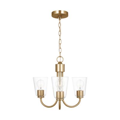 【新品未開封】「Chandelier」 Novelbright Craftmade 38923-MBK Bentley 3 Light 14 inch Matte Black