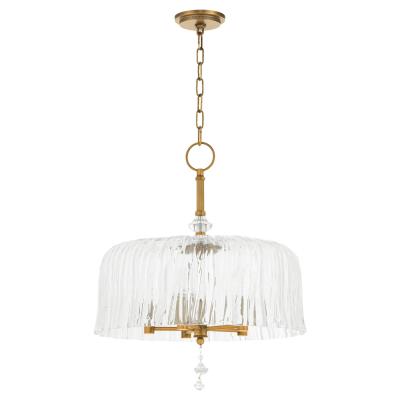cassini-26-inches--4-light-flush-mount-aged-brass - Quorum