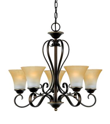 Quoizel - DH5005PN - Duchess - Five Light Chandelier - Palladian Bronze