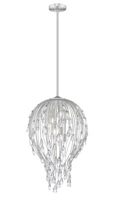 calypso-6-light-crystal-teardrop-vibrant-gold-chandelier | Design
