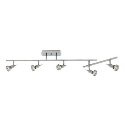 Access - 52042-BS - Viper - Five Light Semi-Flush Mount - Brushed Steel