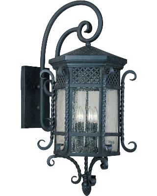 Five Light Outdoor Wall Lantern - Country Forge