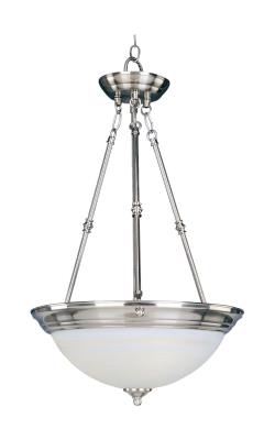 Three Light Pendant - Satin Nickel