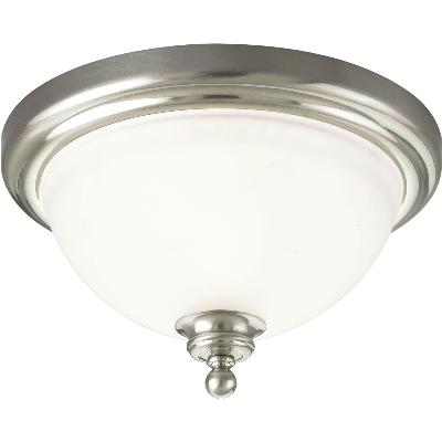 Progress Lighting - P3311-09 - Madison - One Light Flush Mount - Brushed Nickel