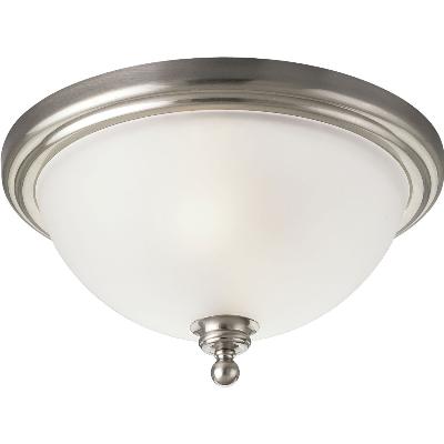 Progress Lighting - P3312-09 - Madison - Two Light Flush Mount - Brushed Nickel