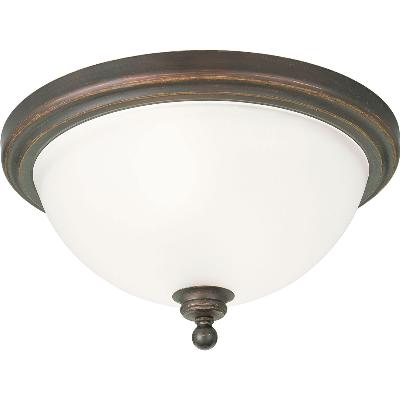 Progress Lighting - P3312-20 - Madison - Two Light Flush Mount - Antique Bronze