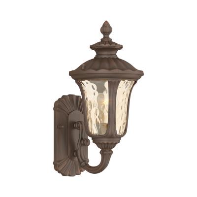 One Light Outdoor Wall Lantern - Hand Applied Imperial Bronze