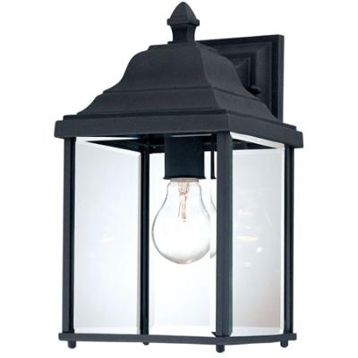 DOL 935-50 Dolan Designs One Light Wall Sconce Black - Charleston (1) 100W MEDIUM Bulbs Not Included 7IN W X 13IN H