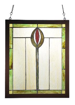 Meyda Tiffany - 98100 - Spear - Window - Natural Wood