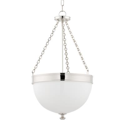 Hudson Valley - 327-PN - Barrington - Three Light Pendant - Polished Nickel