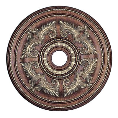 Ceiling Medallion - Hand Applied Palacial Bronze w/ Gildeds