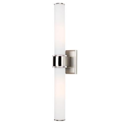 Two Light Bath Bracket - Satin Nickel