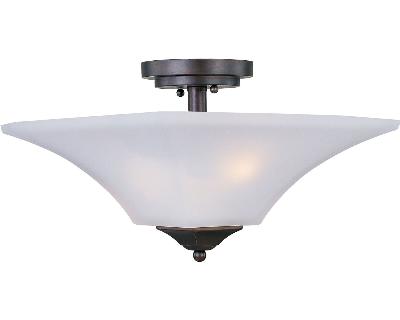 Maxim - 20091FTOI - Aurora - Two Light Semi-Flush Mount - Oil Rubbed Bronze