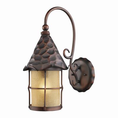 One Light Outdoor Wall Sconce - Antique Copper