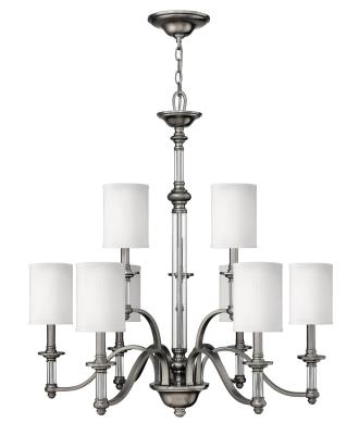 LED Foyer Pendant - Brushed Nickel