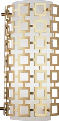 Robert Abbey - 662 - Jonathan Adler Parker - One Light Wall Sconce - Antique Brass