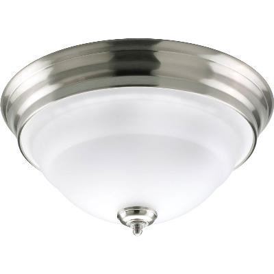 Progress Lighting - P3184-09 - Torino - Two Light Flush Mount - Brushed Nickel