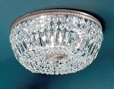 Classic Lighting 52208 MS SC Crystal Baskets Flush/Semi-Flush Mount Light Classic Lighting 52208 MS SC Crystal Baskets Flush/Semi-Flush Mount Light