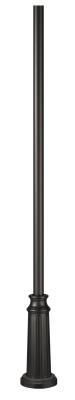 Hinkley - 6808BK - 8Ft Post With Decorative Base - Post - Black