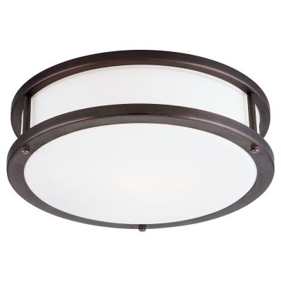 Access - 50081-BRZ/OPL - Three Light Flush Mount - Bronze