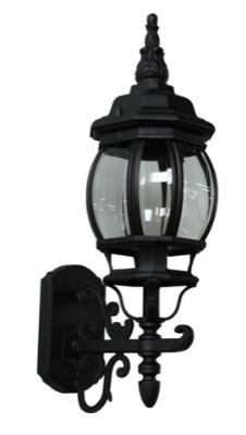 One Light Outdoor Wall Mount - Black