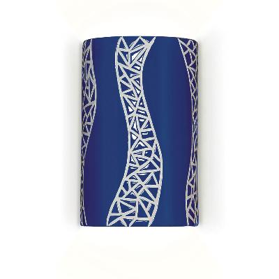 Mosaic Passage 1 Light Wall Sconce Finish: Cobalt Blue, Bulb Type: Incandescent, Wet Location Compatible: No