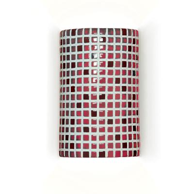 Mosaic Confetti 1 Light Wall Sconce Finish: Matador Red, Bulb Type: Incandescent, Wet Location Compatible: No