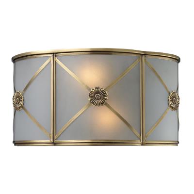 ELK Home - 22000/2 - Preston - Two Light Wall Sconce - Brushed Brass