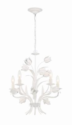 Crystorama - 4815-WW - Southport - Five Light Chandelier - Wet White