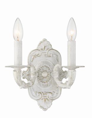 Crystorama - 5122-AW - Paris Market - Two Light Wall Sconce - Antique White