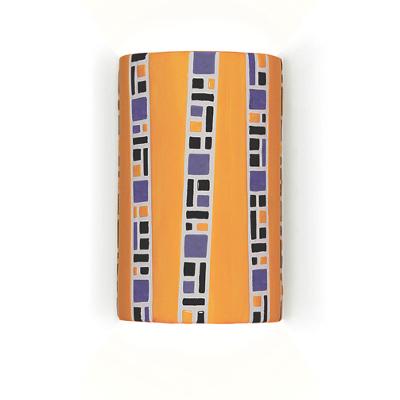 Mosaic Ladders 1 Light Wall Sconce Finish: Sunflower Yellow, Bulb Type: Incandescent, Wet Location Compatible: No